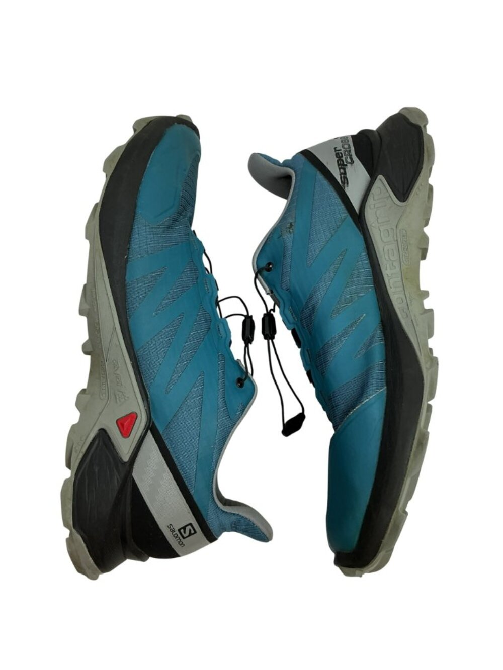 Salomon Super Cross Contagrip Trail Running Shoes Mens 12 Blue - Picture 5 of 16